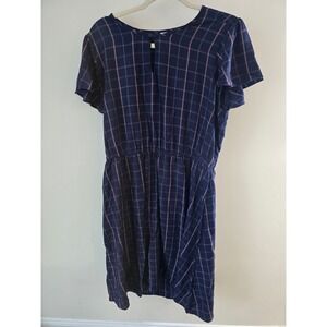 split neck crinkle gauze mini swing dress mirrorandthread on LTK
